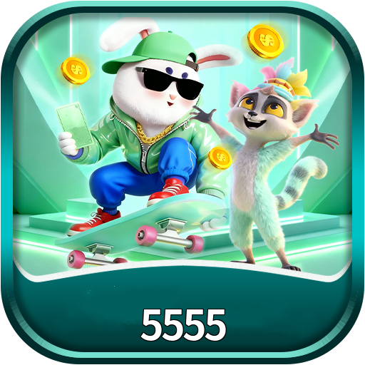 Imagem promocional da 5555 mostrando a plataforma e suas vantagens